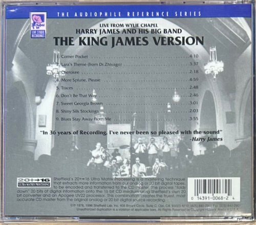 Sheffield Lab CD 10068-2-F: Harry James & seine Big Band - King James Version - SS - Bild 2 von 2