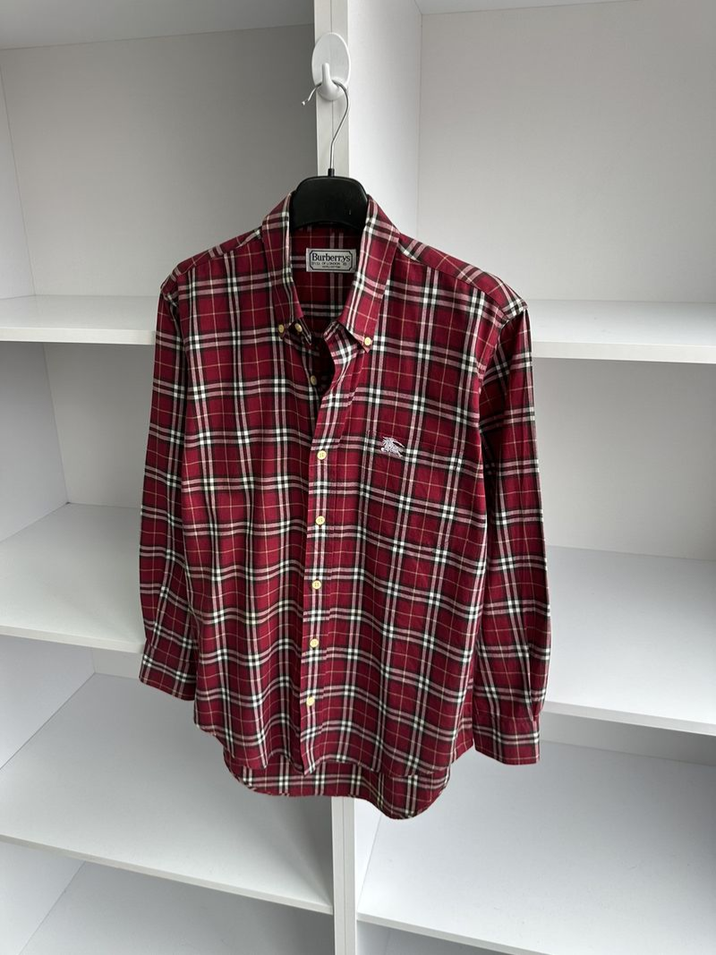 トップス vintage Burberry's nova check shirt el Burberry Vintage Nova Check Shirt Button Up Distressed | eBay