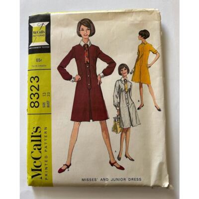 dress sixties Blue 1960s Floral Stand Collar This is a general size suggestion Which outfits is your favorite?,