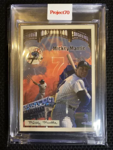 Topps Project70  Card 260 - 1954 Mickey Mantle by CES - Artist Proof 8/51