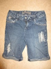 SHORTS - Total Girl - Denim - Girl's - Cuffed Hem - Sz 10