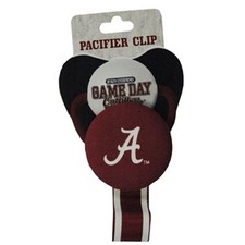 Alabama Crimson Tide Pacifier Clip NEW NCAA Baby Infant Newborn- GD