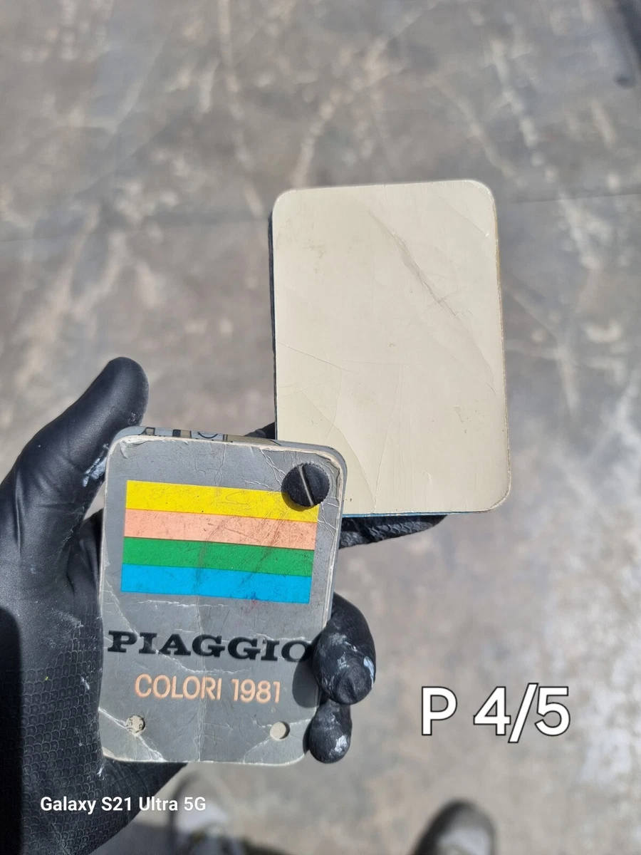 PINTURA DE RETOQUE LECHLER PIAGGIO AVISPA DE ÉPOCA TODOS LOS COLORES Y CÓDIGOS DESDE 1946