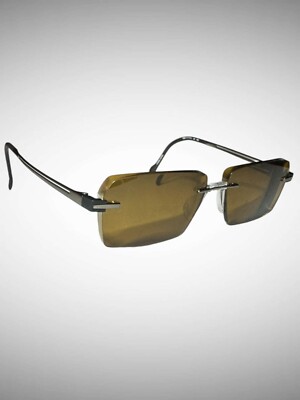 Stepper SI-83847 F029 55-13-140 Gray Rimless Titanium Eyeglasses Frame