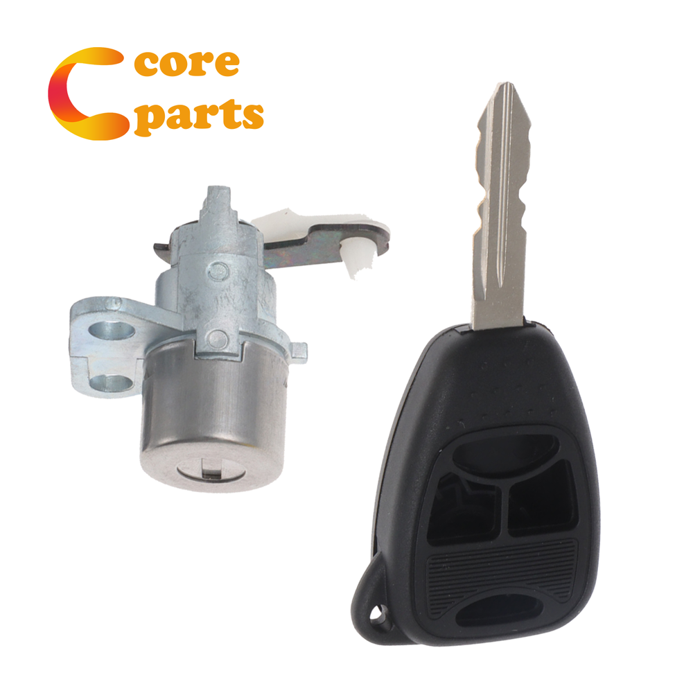 Tumbler Door Lock Cylinder with Key Fit for Dodge Jeep Chrysler 2005-2020