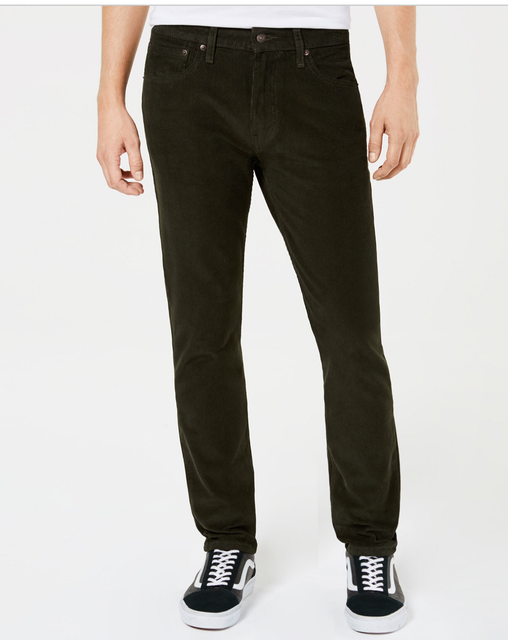 Levi's Men's 512 Slim Taper Fit Corduroy Jeans, Green, Size: 38 x 32 | eBay