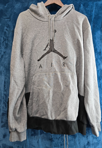 Nike Air Jordan Jumpman Air Logo Polar Joggers y Sudadera con Capucha Conjunto de 2 Piezas Gris 3XL - Imagen 2 de 10