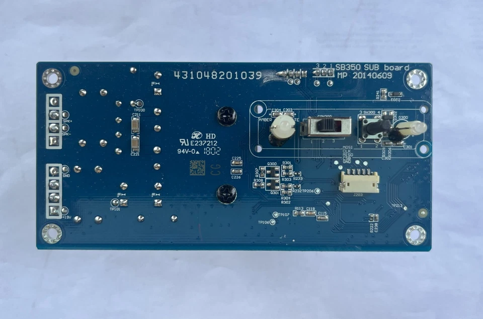 JBL Cinema SB350 SUB AMP PCBA, PEÇA, SUBSTITUIÇÃO - Imagem 3 de 3