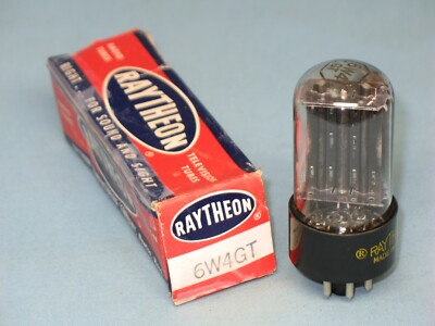 VACUUM TUBE ~ 6W4GT ~ RAYTHEON ~ NOS ~ 6W4GT