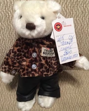 Herrington Teddy Bears 2002 TRUMP MARINA HOTEL "LENNY" BEAR 2nd PLUSH PROTOTYPE