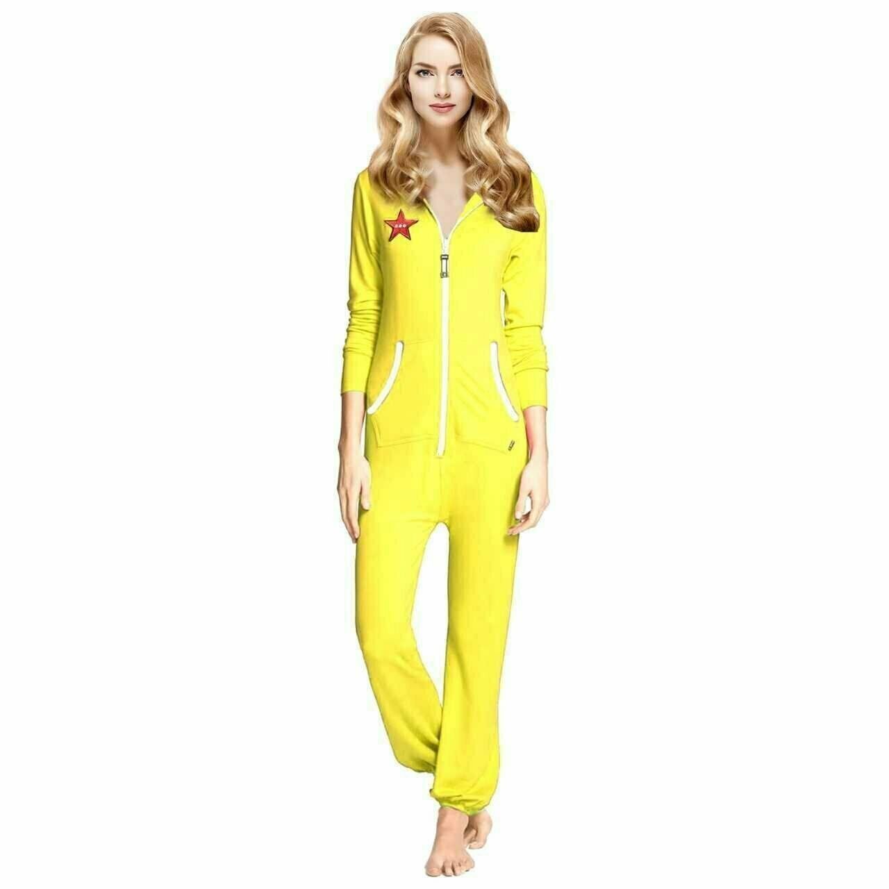 Women's yellow jumpsuit – AZRIA LLC