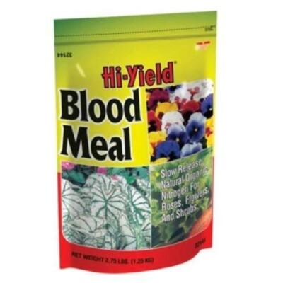Hi-Yield Blood Meal Organic Nitrogen 2.75lb - Free Shipping