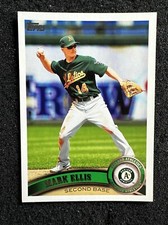 MARK ELLIS #17 2011 Topps Baseball QTY Oakland Athletics
