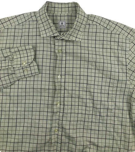 Camisa Peter Millar mediana para hombre manga larga a cuadros a cuadros talla M - Imagen 7 de 12
