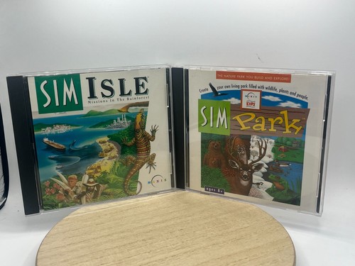 SIM Park & SIM Isle (Maxis Kids, PC Games 1996/1994) Windows 95