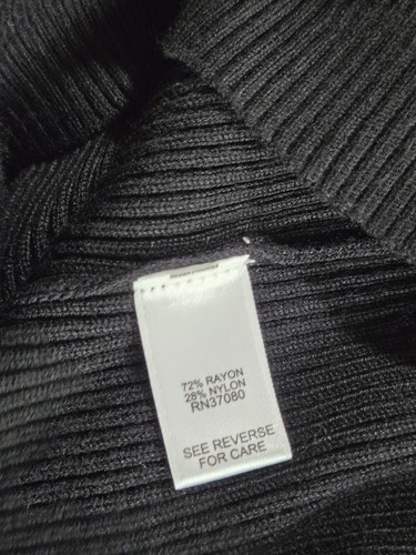 NUEVO CON ETIQUETAS CATO Suéter Lentejuelas Lazo Negro Luna Mística Talla-Pequeño - Imagen 7 de 7