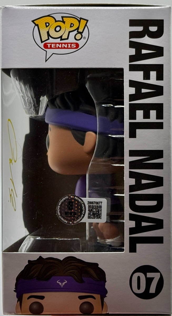 Rafael Nadal Signed Tennis Funko Pop # 07 RAFA Beckett BAS
