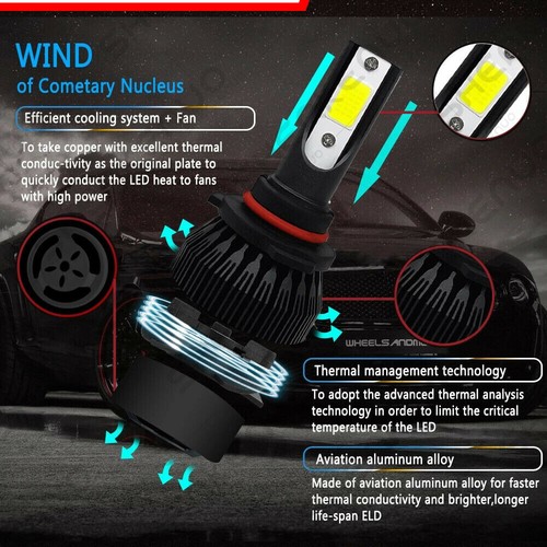 Faros antiniebla LED 6 bombillas C9B para Honda CR-V CRV 2015 2016 2017 2018 - Imagen 3 de 12