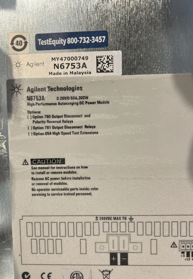 LOT OF 4 AGILENT TECHNOLOGIES N6700B Power Analyzers with N6753A POWER MODULES - Image 4 of 4