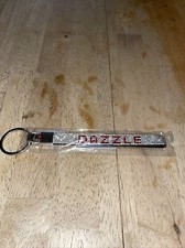 NEW  Rhinestone Lined Bling Wristlet Strap Lanyard Keychain Purse DAZZLE