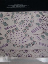 Ralph Lauren ALESSANDRA ARDSLEY Floral Cream Purple Duvet Cover - King
