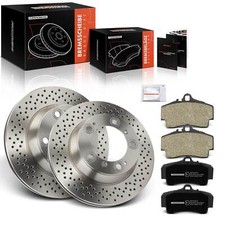 A-Premium Rear 299mm Brake Discs & Brake Pads for Porsche 911 996 997 3.4 3.6