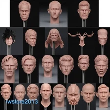 1:6 Girl Man Head Sculpt Carved For 12inch Female Male Action Figure Body Toys