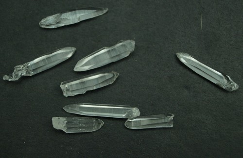 Eight Small Crystal Quartz Spears ~1-2cm Lot-SF 391 - Picture 4 of 4