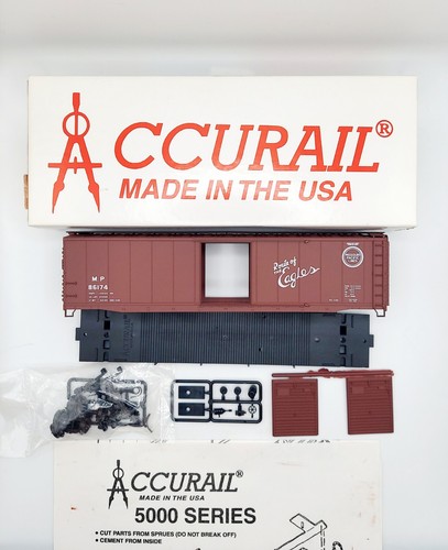 HO PRECISAIL 50' AAR ACERO BOXCAR MOPAC MISSOURI PACIFIC LINES NUEVO EN CAJA #5019 | Zustand: New