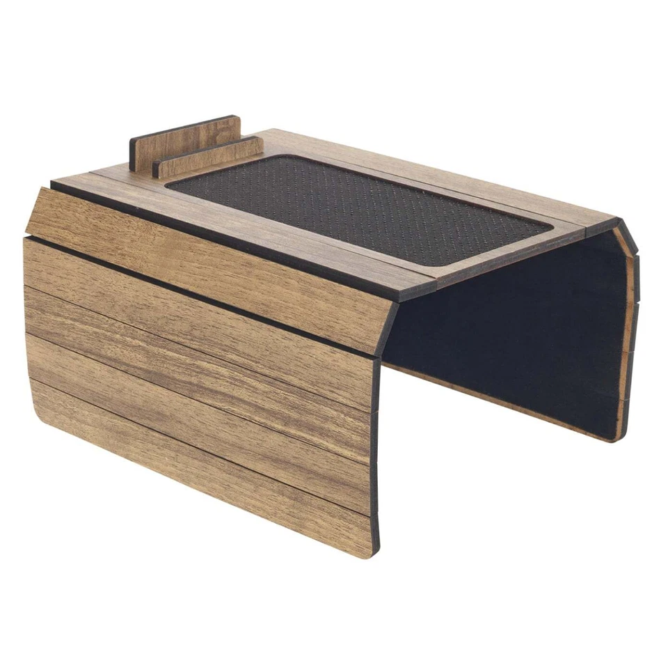 MAXIMEX Multifunktions Tablett mit Abstellpad Smartphone Halter klappbar Ablagen - Bild 3 von 4