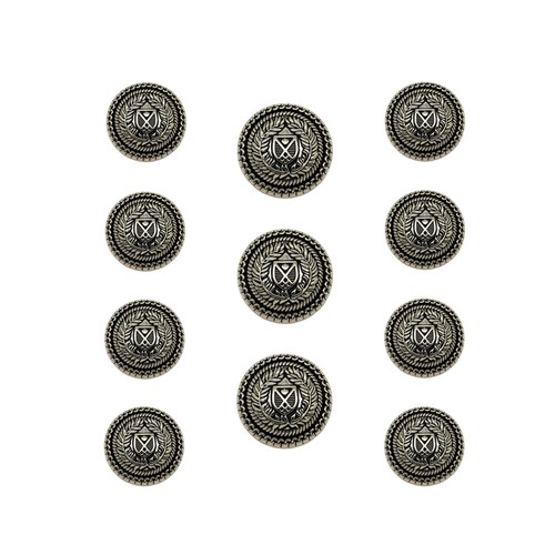 1set Shield Metal Buttons Set for Suit Blazer Jacket Sport Coat DIY Craft Fabric - Picture 9 of 14