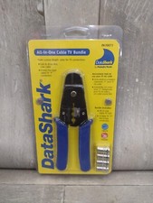 DataShark PA70071 All In 1 Cable TV Bundle Tool W/ Connectors Cuts Strips Crimp