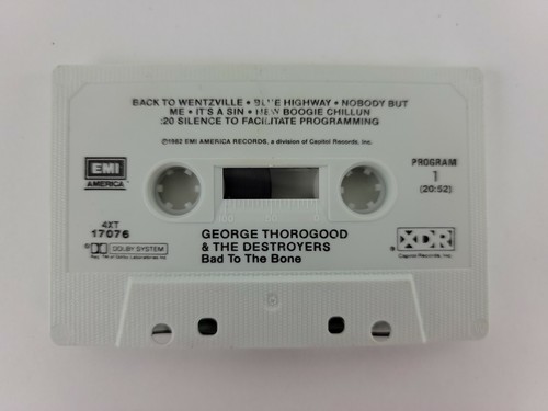 George Thorogood & The Destroyers Bad To The Bone XDR Tape 4XT 17076 EXCELLENT - Picture 11 of 12