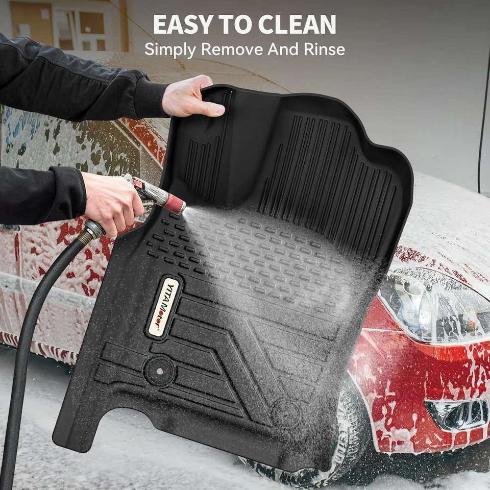 3D Floor Mats Set for 2016-2021 Dodge Durango Jeep Grand Cherokee TPE Liners Foto 4 de 4