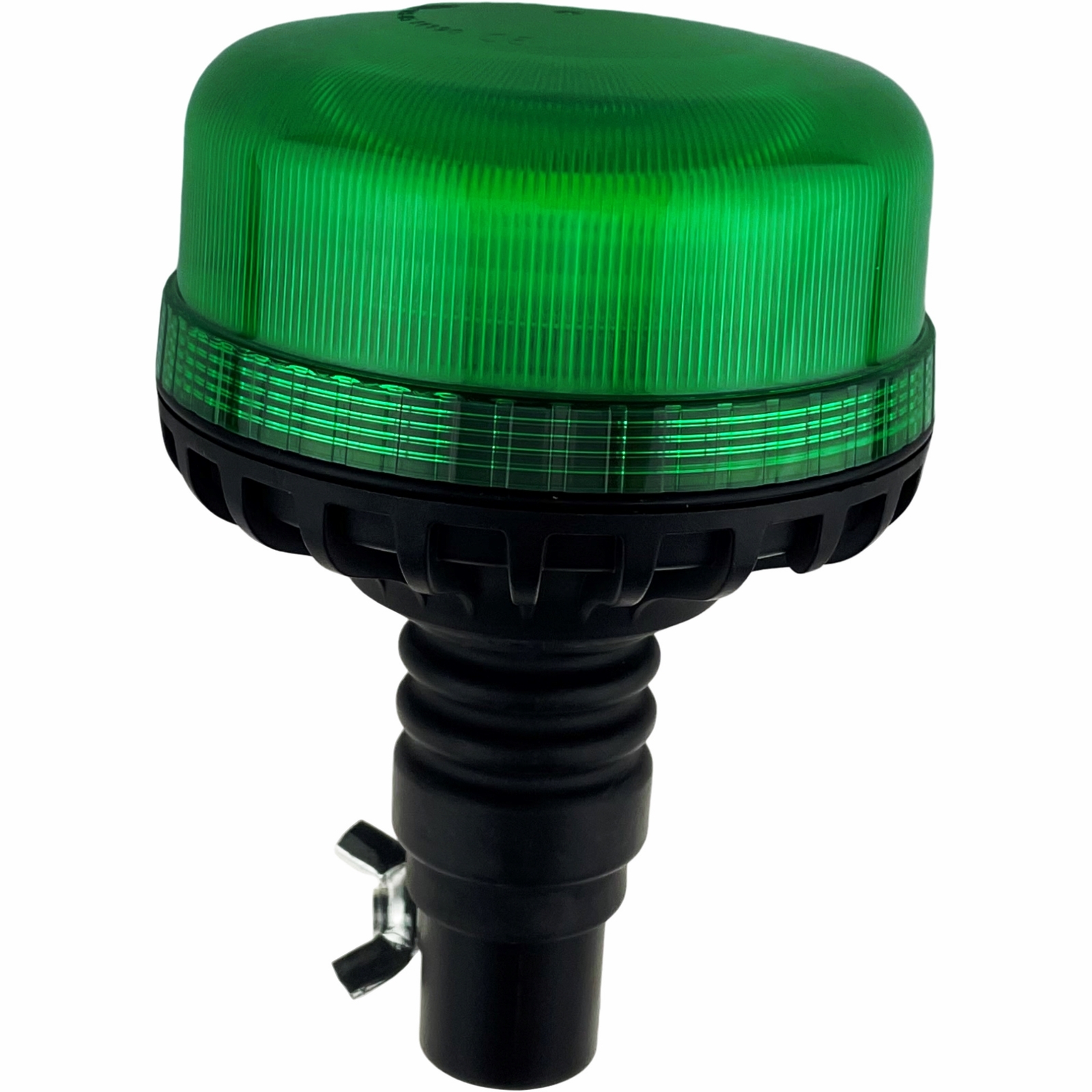 LED Green Flashing Compact Light Beacon Flexi Din for Forklift Strobe Hazard