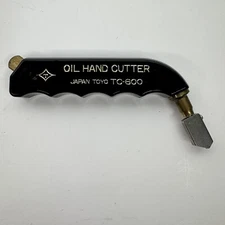 Toyo Thick Glass Cutter Pistol Grip Tap Wheel TC600SVB Self Oil