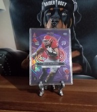 Brock Bowers PRC 1/4 Ace Of Clubs Wild Card Las Vegas Raiders Georgia Bulldogs