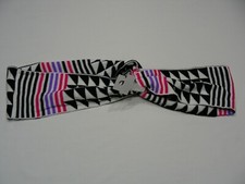 CAT  JACK - GEOMETRIC  STRIPED PATTERNED ACRYLIC INFINITY SCARF '