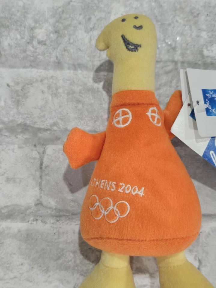 Athens 2004 Olympics Official Mascot Athena 8" Soft Plush Figure Olympic - Image 2 of 4