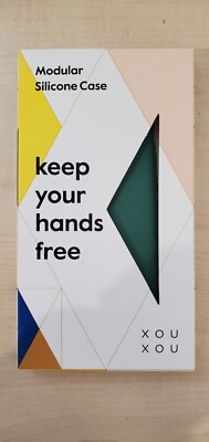 Xou Xou Modular silicon Hülle für iPhone 7/8/SE (2nd generation) Dunkelgrün