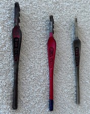 Vintage Lot 3 RED DEVIL Hand Tools Glass Cutters 024 Made in USA
