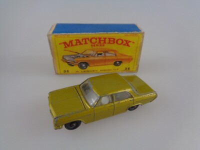 Lesney Matchbox Series 36 Opel Diplomat Repro Box (7878)