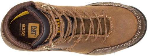Cat Footwear Mens DEVICE WP CT Composite Toe Work Boot D. Beige Leather US 13M - Picture 6 of 6