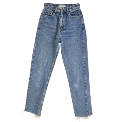 American Apparel Jeans Women s Size 25 Raw Edge Hem