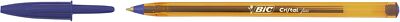 50x BIC 872730 Kugelschreiber Cristal Fine Strichfarbe: blau
