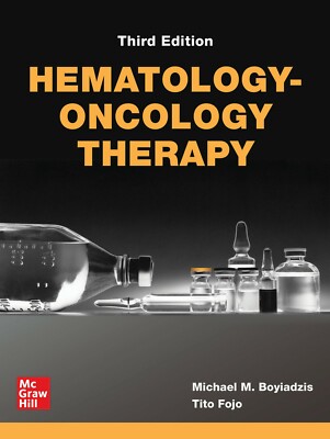 Hematology-Oncology Therapy,3rd Ed Brand New Sealed Copy Sold By Medicos Club