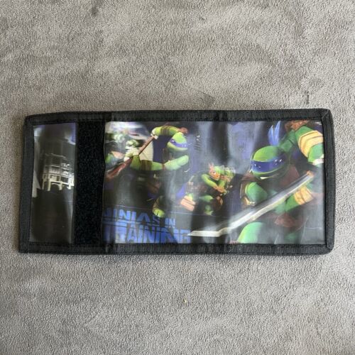 TMNT Teenage Mutant Ninja Training Turtles Nickelodeon TriFold Wallet Hologram - Picture 3 of 12
