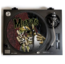 MISFITS Turntable Slipmat for Vinyl Records 12" DJ Slip Mat Samhain Danzig Punk