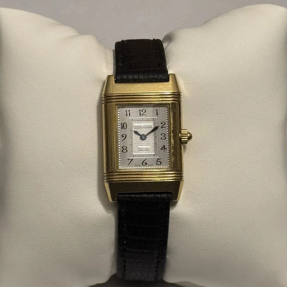 Dúo Jaeger LeCoultre Reverso Duetto en oro amarillo con detalle de diamante blanco Foto 3 de 4