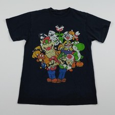Y2K Super Mario World Land Shirt Big Print Video Game Vintage Retro USA Nintendo